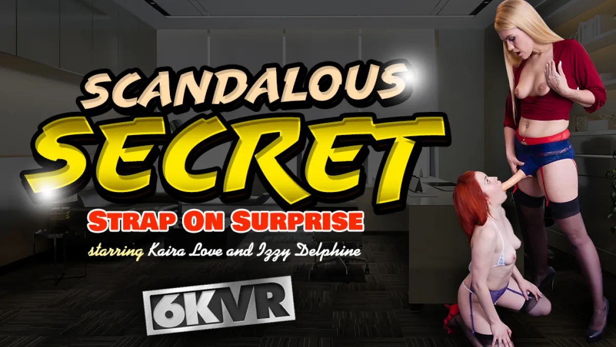 Scandalous Strap-On Surprise: Izzy Delphine's Erotic Job Interview