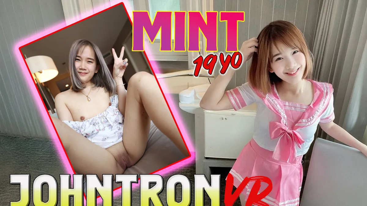 Cute 19yo Thai Student Mint Seduced by White Tourist in VR