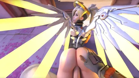 Overwatch Mercy POV Prone Bone: Intense VR Fuck Fantasy