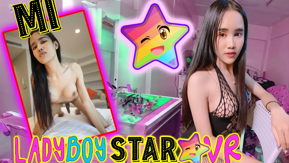 Skinny Thai Ladyboy Fucks Tourist in Wild VR Encounter