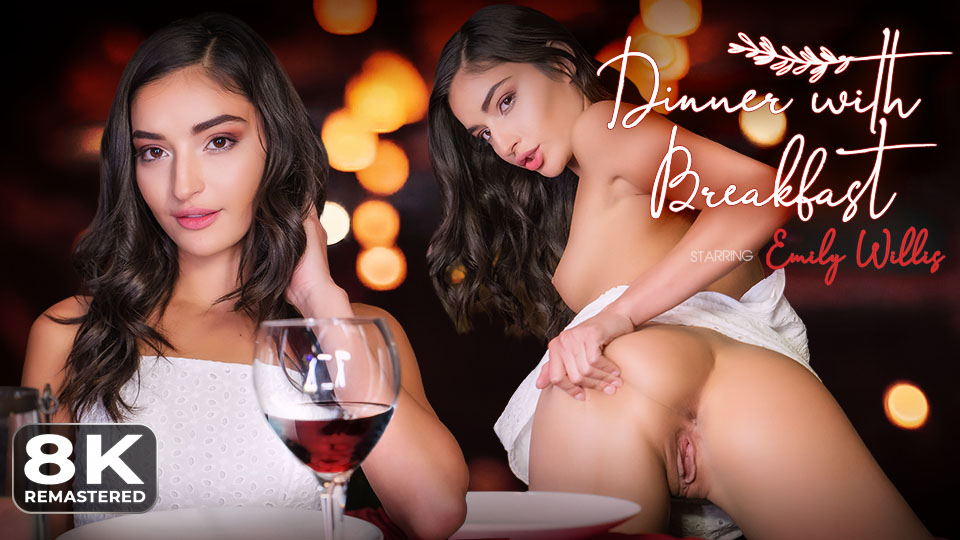 Emily Willis' Late Date Turns Into Under-Table BJ and All-Night Fuck