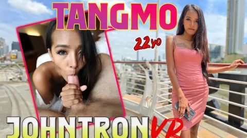 Lactating Skinny Asian in Pink Dress Fucked Hard VR