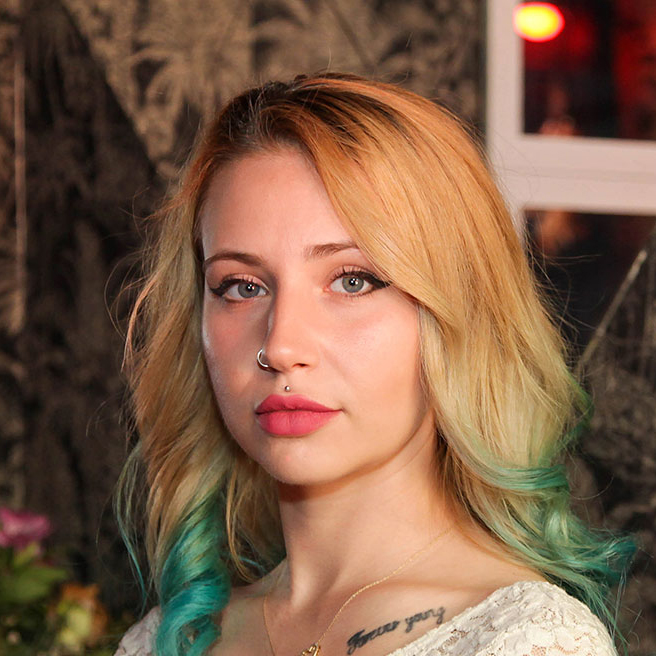 Maya Blue portrait