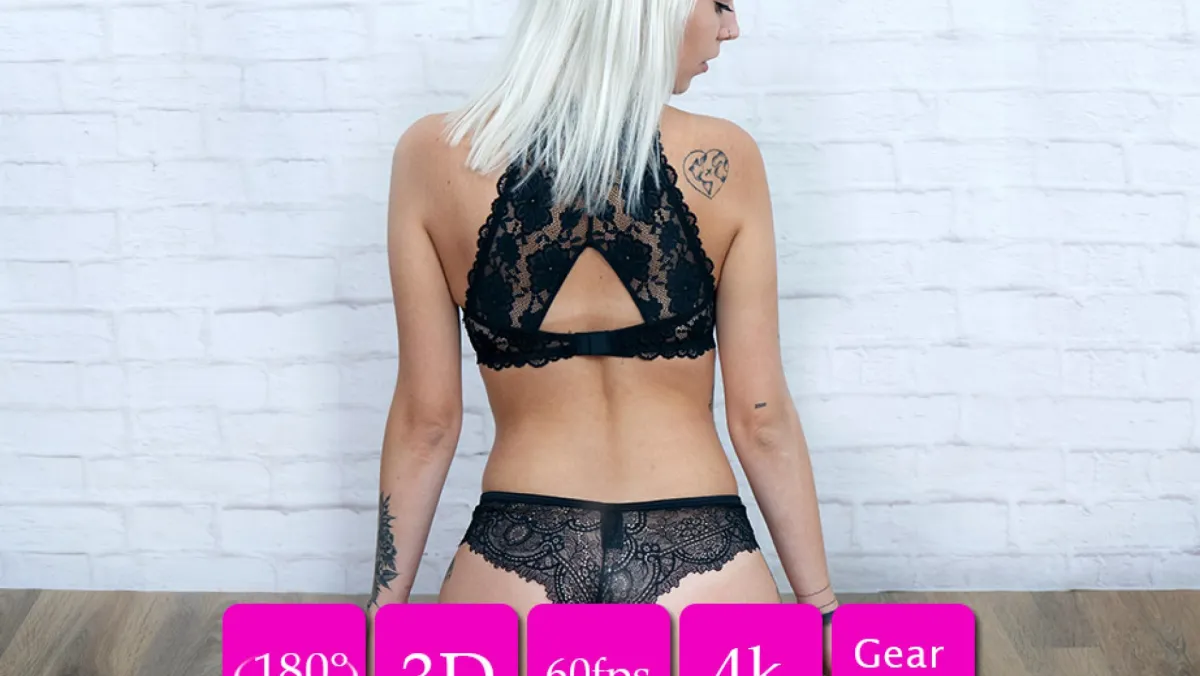 Petite Andromeda's First Nude Casting: Shy Tease Turns Naughty in VR180