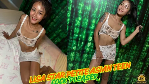 Lisa Star: Petite Asian Teen Sucks & Fucks in 8K VR