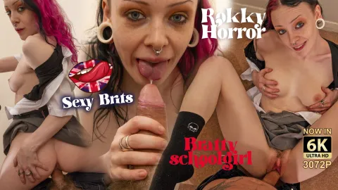 Bratty Schoolgirl Rokky Horror Seduces in VR Hardcore